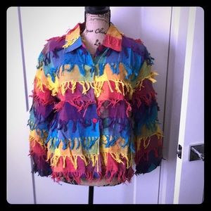 Multi colored jacket